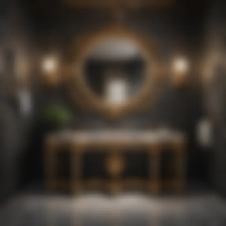 Opulent Gold Accents Bathroom Opulent Gold Accents Bathroom