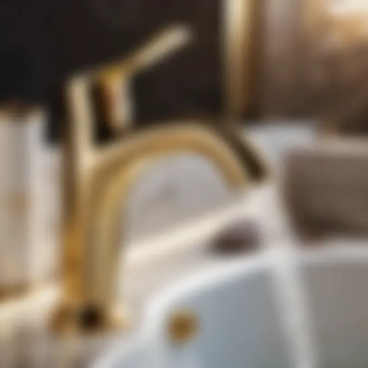 The Golden Touch Opulent Gold Faucet