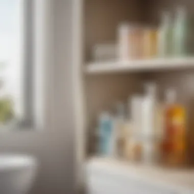 Organized Bathroom Cabinet Setup