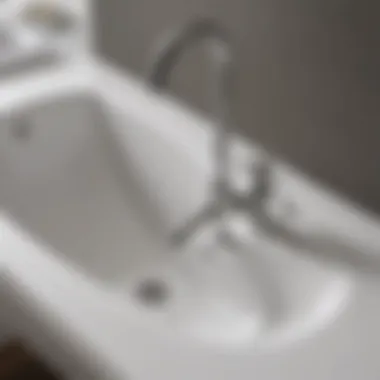 Diagram illustrating the function of a P-trap in plumbing