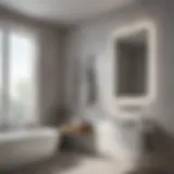 Modern bathroom with Panasonic fan