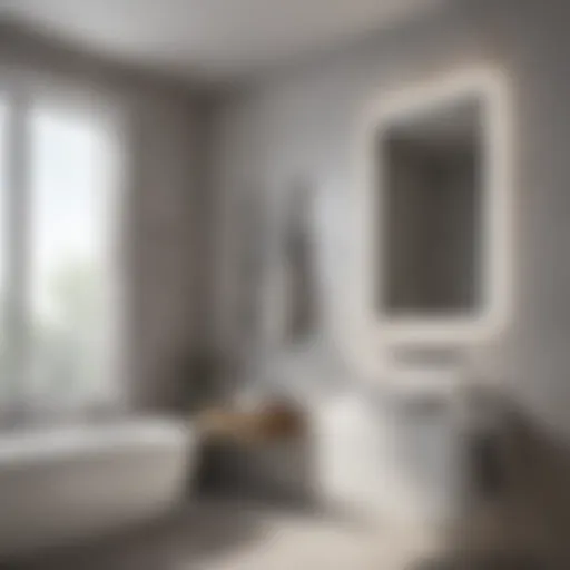 Modern bathroom with Panasonic fan