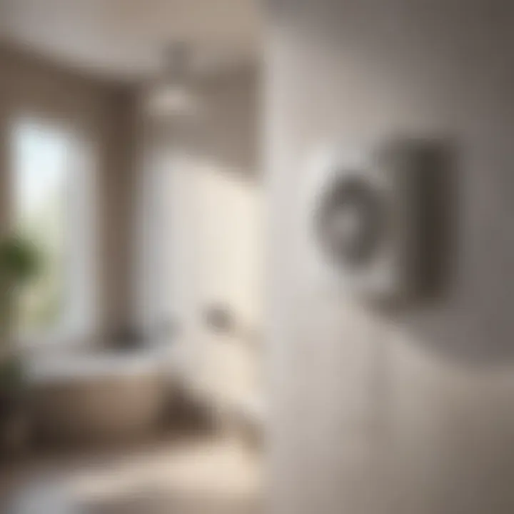 Quiet operation of Panasonic bathroom fan