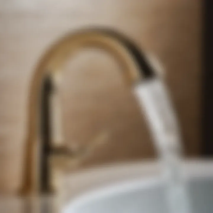 Stylish Handle Finish Overview of the sophisticated and stylish finish of Parlos faucet handles