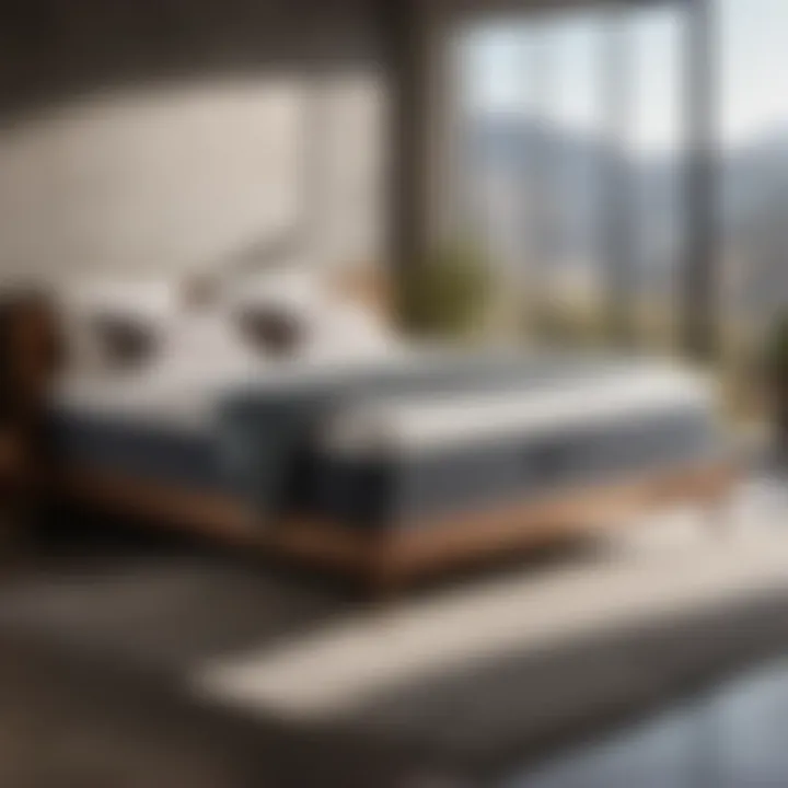 Box spring contributing to a peaceful and restful sleep environment