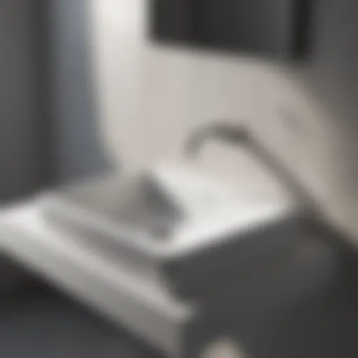 Minimalist Ceramic Sink Minimalist ceramic sink in a modern bathroom