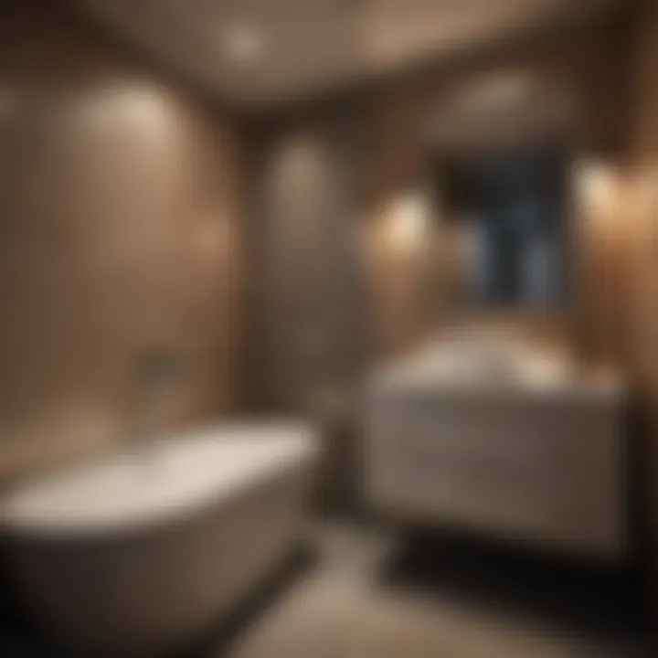 Customized trailer with personalized bathroom