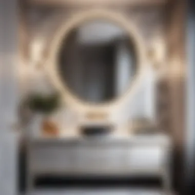 Elegant Bathroom Vanity with Marble Countertop