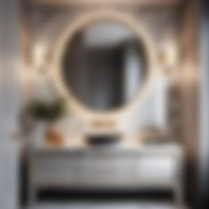 Elegant Bathroom Vanity with Marble Countertop
