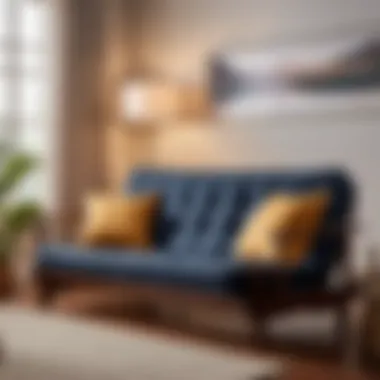 Ultimate Comfort with 6-Inch Futon Mattress Plush Comfort of 6-Inch Futon Mattress in Cozy Living Room