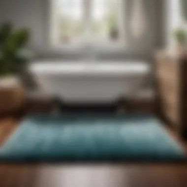 Plush 5x7 Bath Rug in a Cozy Bathroom Ambiance