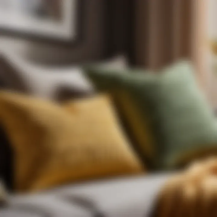 Plush Throw Pillows Arrangement for Cozy Comfort and Style Plush Throw Pillows Arrangement