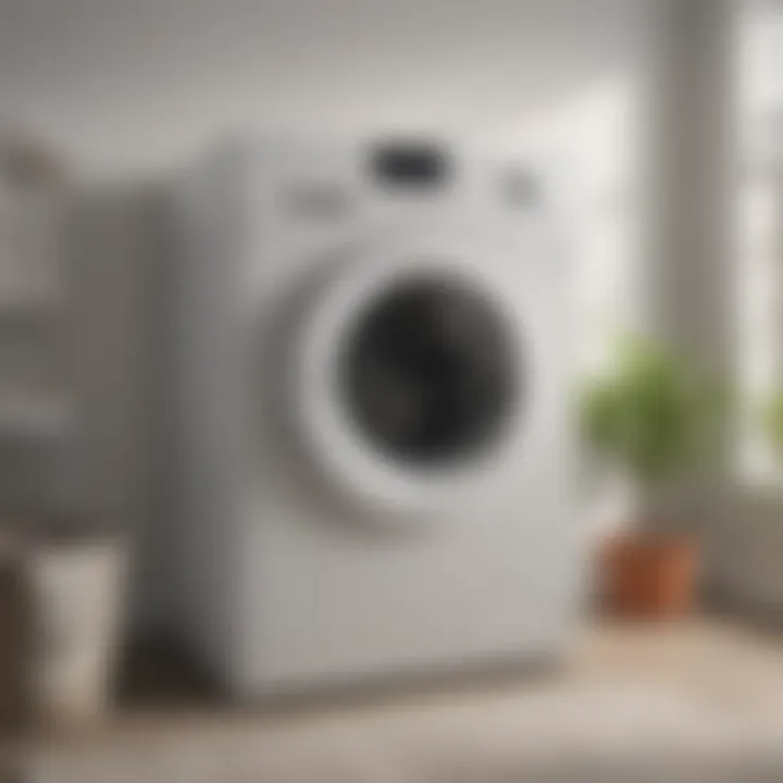 Intuitive Controls for a Hassle-Free Experience User-friendly interface of a portable laundry dryer