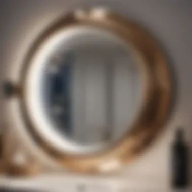 Porthole Mirror Reflecting Nautical Theme