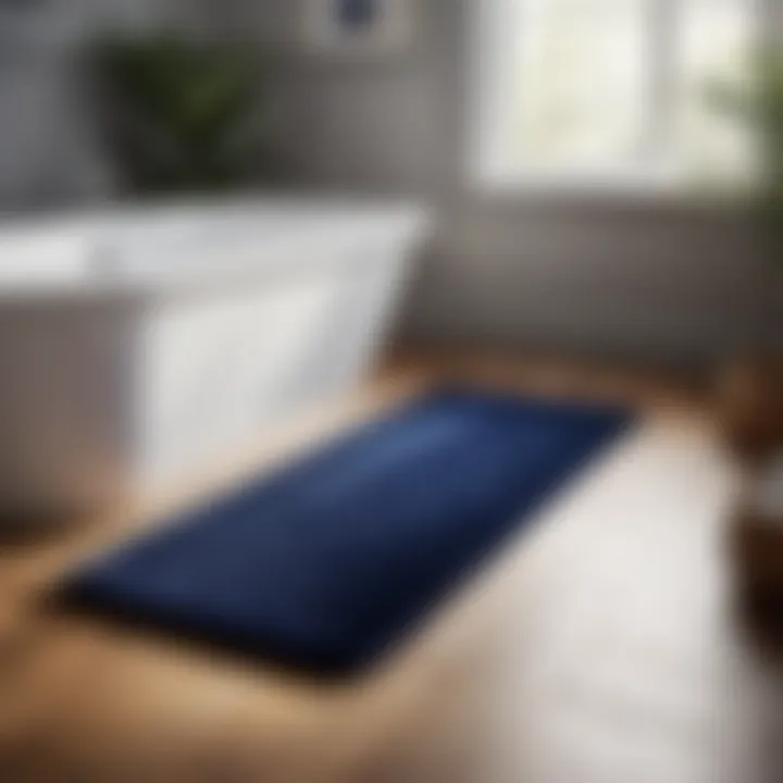 Practical Benefits of Navy Blue Bath Runner