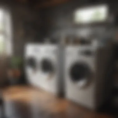 A well-organized workspace showing tools needed for sink laundering.