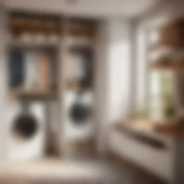 Sleek and Functional Design Sleek and Functional Design for Laundry Organization