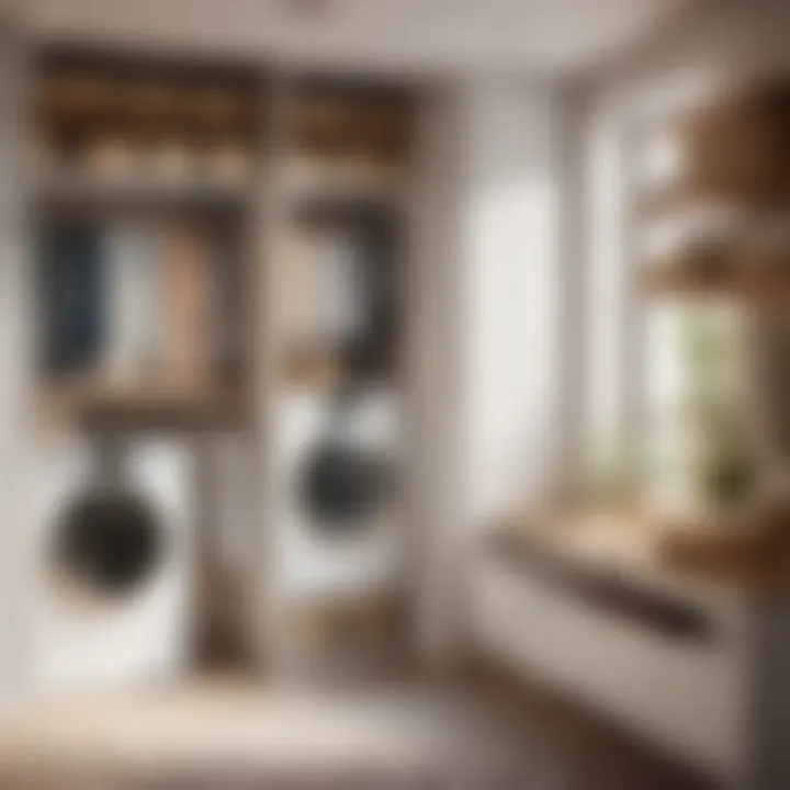 Sleek and Functional Design Sleek and Functional Design for Laundry Organization