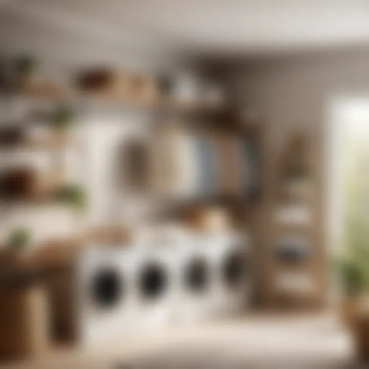 Versatile Utility Versatile Utility of Laundry Racks with Shelves