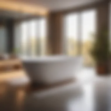 Professional installation of a Toto bathtub highlighting precision and expertise