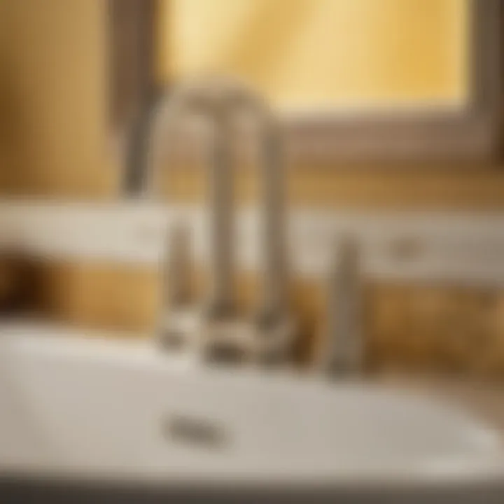 Classic Moen Faucet in Brushed Nickel