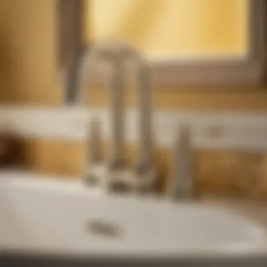 Timeless Moen Faucet Crafted in Brushed Nickel Classic Moen Faucet in Brushed Nickel