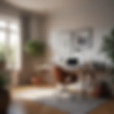 Clutter-Free Environment A serene workspace showcasing the benefits of minimal clutter
