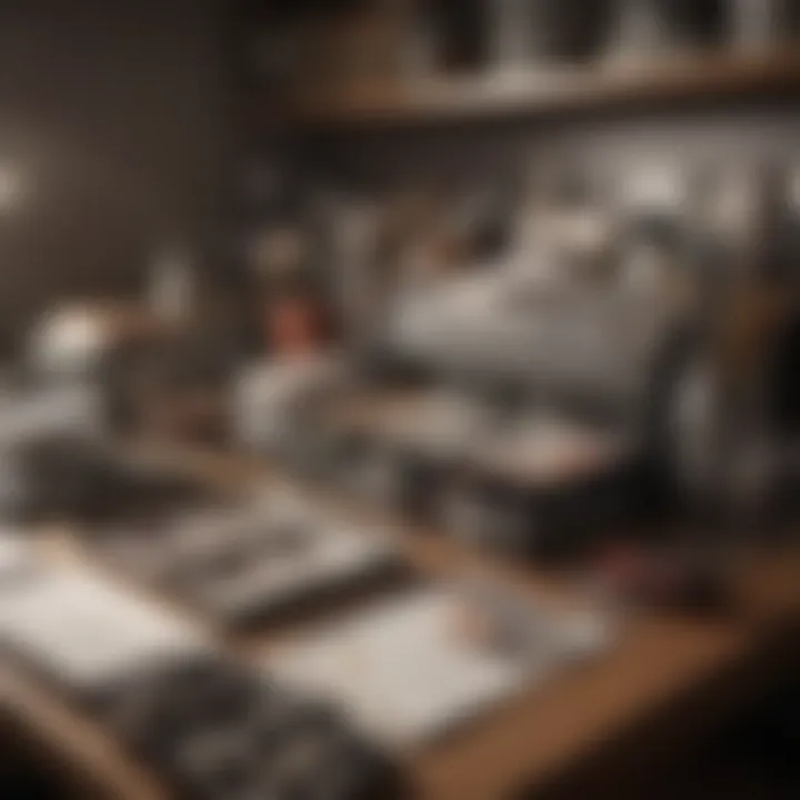 An array of organizational tools including planners, labels, and storage boxes