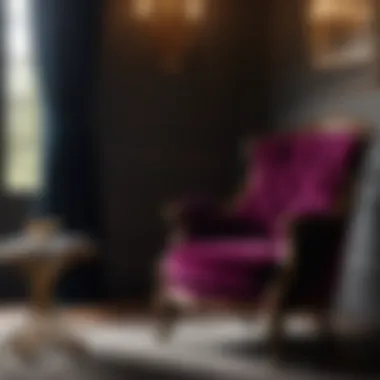 Luxurious Velvet Upholstery of Pulaski Caldwell Armchair