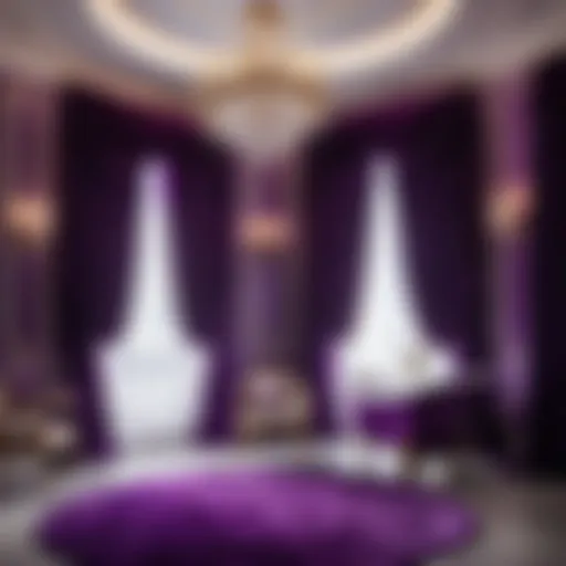 Luxurious Violet Velvet Curtains
