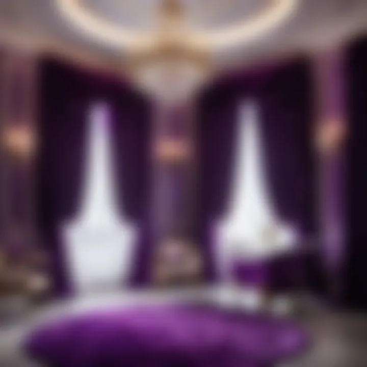 Opulent Touch with Violet Velvet Curtains Luxurious Violet Velvet Curtains