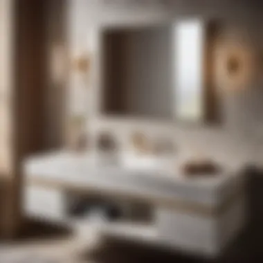 Modern Quartz Vanity Top with Undermount Sink Sleek quartz 26-inch bathroom vanity top with undermount sink