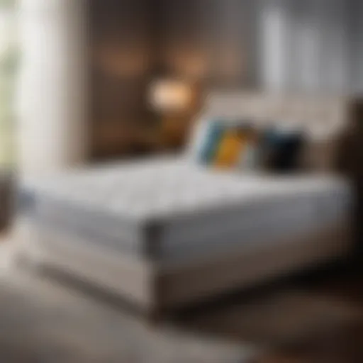 Queen mattress length dimensions illustration