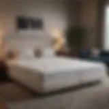 Elegant queen memory foam sleeper sofa mattress in luxurious setting