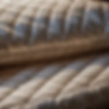 Texture Enhancement Luxurious quilted daybed mattress cover adding texture to room decor