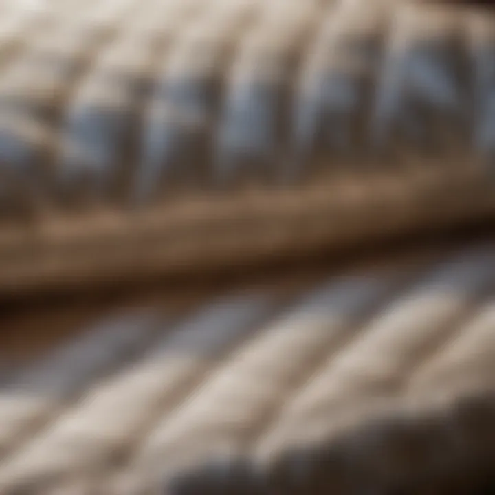 Texture Enhancement Luxurious quilted daybed mattress cover adding texture to room decor