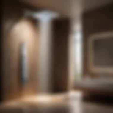 Rainfall Shower Head with LED Lights Innovative Walk-In Bathroom Ideas - Rainfall Shower Head with LED Lights