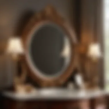 Rare Thomasville Vanity Mirror reflecting Elegance
