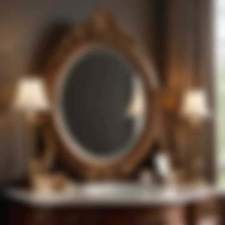 Rare Thomasville Vanity Mirror reflecting Elegance