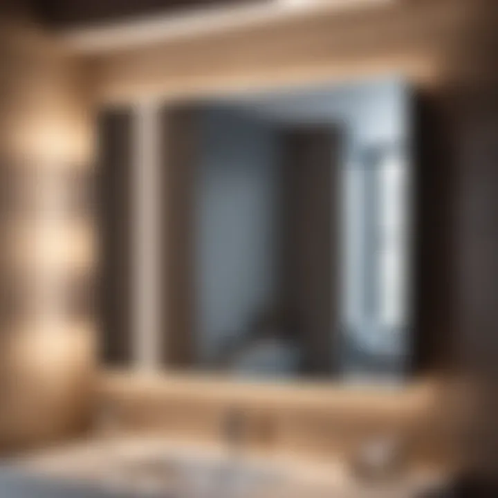Installation process of recessed mirrored medicine cabinet