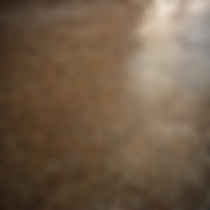 Vintage mosaic pattern on bathroom floor
