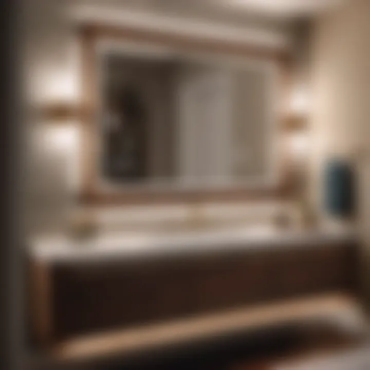 DIY bathroom vanity refacing process