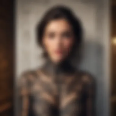 Artistic use of stencils on a refurbished wardrobe