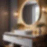 Reflective Elegance Bathroom Vanity Top