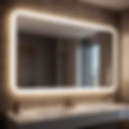 Reflective Elegance Mirror Fixture