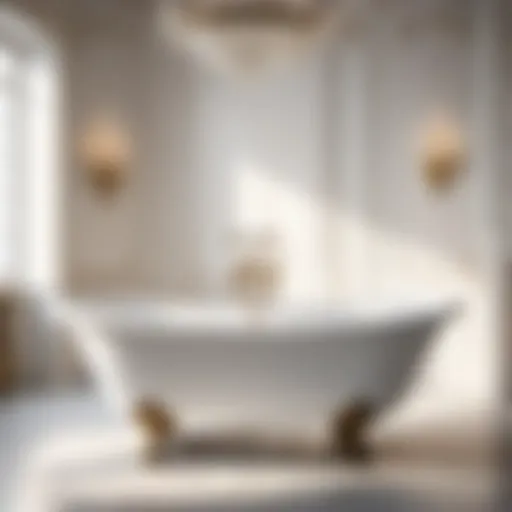 Refurbished Cast Iron Bathtub in Elegant White
