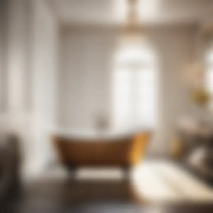 Glistening Cast Iron Bathtub
