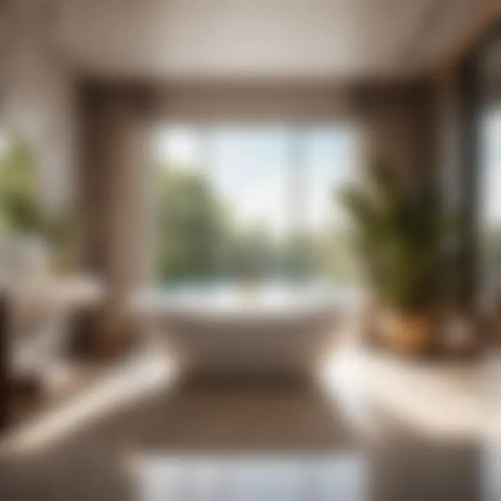 Relaxation and serenity with a 60 x 36 freestanding bathtub