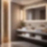 Elevate Your Bathroom Aesthetics Exquisite bathroom design with modern fixtures