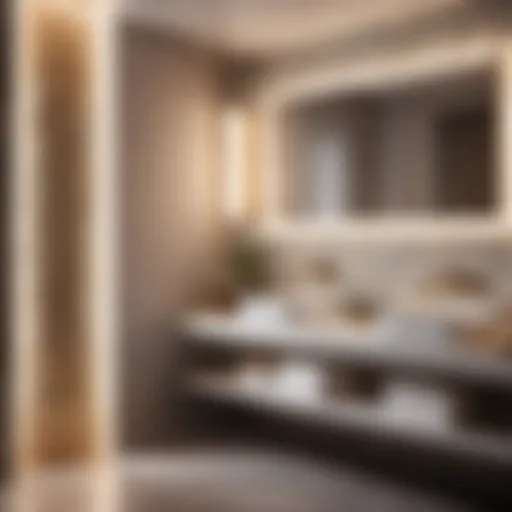 Elevate Your Bathroom Aesthetics Exquisite bathroom design with modern fixtures